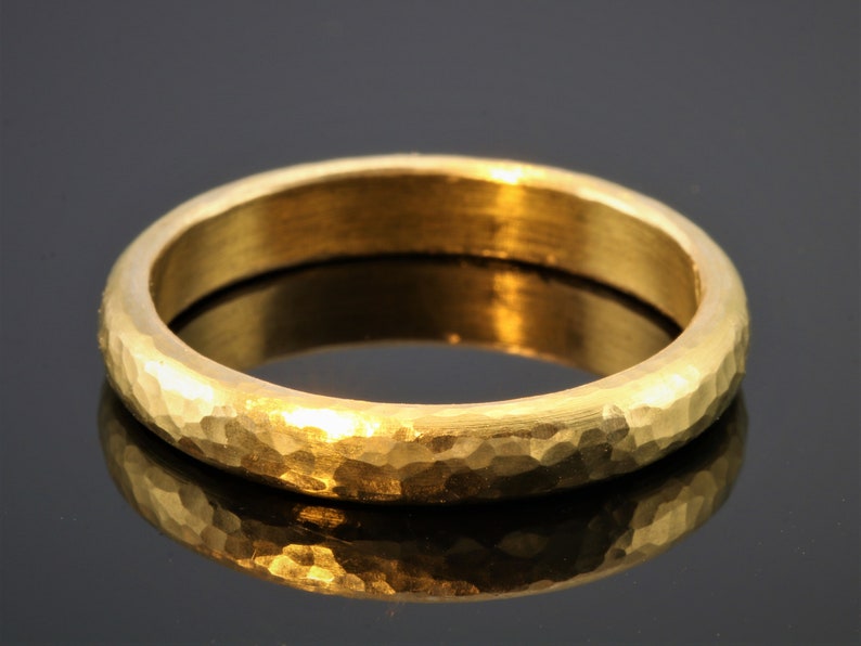 Personalized golden brass rings raw brass with engraving: Unique symbols of love Be sure to read the description carefully image 2