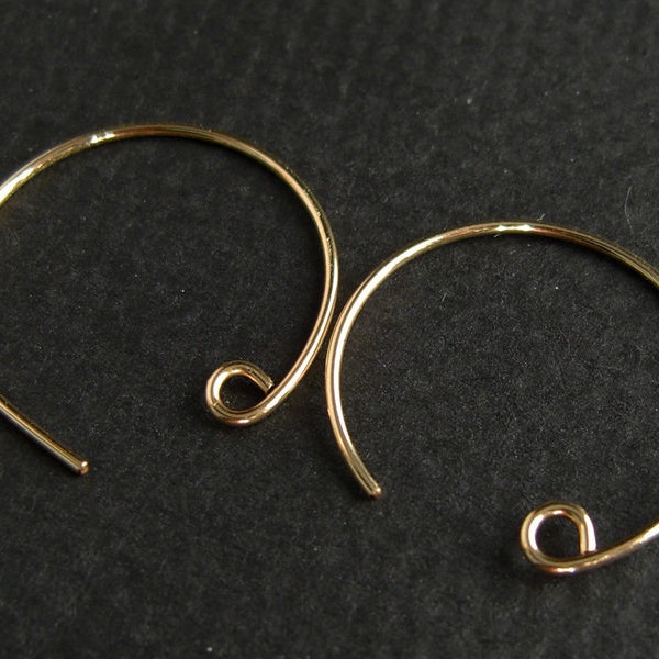 Boucle d'oreilles d'or goldfilled 1 paire