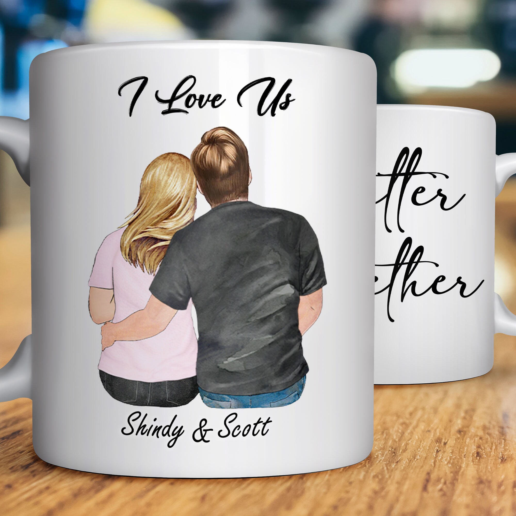 Couple Custom Mug Me Talking You Pretending To Listen Personalized Val -  PERSONAL84