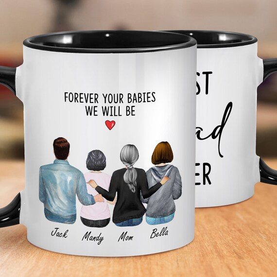  PerfectoStore Personalizar regalos de yerno, taza para mi  querido hijo en la ley, regalos de Navidad, cumpleaños, día de la madre,  día del padre, taza de té de café de 11