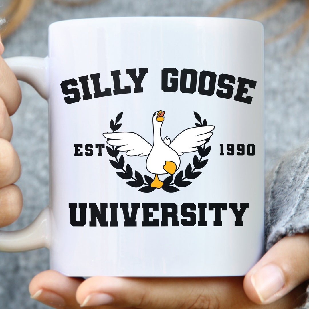 Funny Goose Mug Certified Silly Goose Mug Mother's Day Etsy