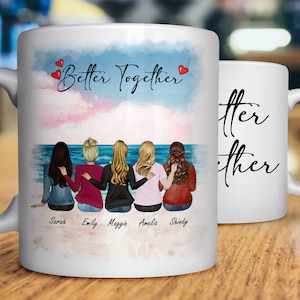 Better Together Mug,Couples Mug,Couple Gift,Mug For Your Love,Wedding Gift,Heart Shape Hands Cup,Valentine'S Day Gift,Mugs Better Together