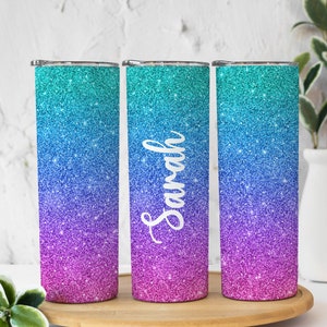 Custom Tumbler | Skinny Tumbler | Tumbler Gift | Personalized Tumbler For Women | Bridesmaid Proposal | Lid And Straw | Insulated Tumbler