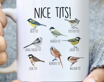 Schöne Meisen Tasse | Vogel beobachten | Meisen Keramik Vogel Becher | Vogel-Beobachter-Tasse | Geburtstagsgeschenk | Büro Tassen | Geschenke für Ihn | Weihnachtsgeschenk