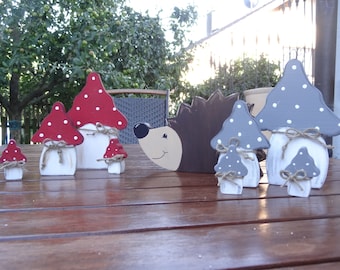 Fly agaric Set of Four