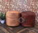 Pair of Moroccan Luxury leather poufs, Moroccan leather pouf ottoman. Crazy price, Chairs & Ottomans CTSP07 