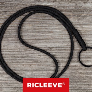 RICLEEVE® Schlüsselband lang Black Style mit individueller Farbauswahl Schlüsselanhänger Geschenk für Damen und Herren Maritim Bild 1