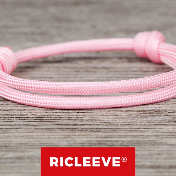 RICLEEVE® Surfer Armband Classic Rosa für Herren Damen Jungen Mädchen Freundschaftsband Paar Armband Geschenk für SIE & IHN