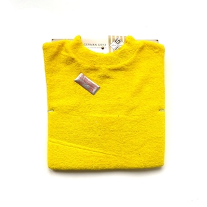 70&#39;s Frottee-Shirt &quot;Sunny&quot; 104 Yellow New
