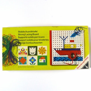 Vintage Sewing Game "Stitching Board" Ravensburger