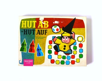 70er Spiel Würfelspiel "Hut ab-Hut auf" Spear