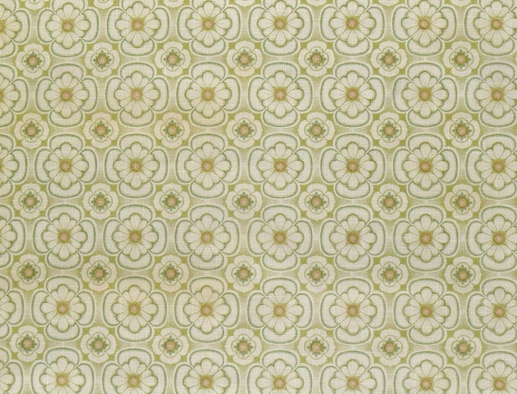 60s Wallpaper Blossom Green Etsy 60s Wallpaper Blossom Green Etsy