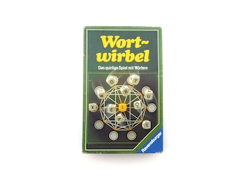 80er Spiel Würfelspiel "Wortwirbel" Ravensburger