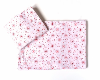 Vintage Kids Bedding "Butterfly" Red