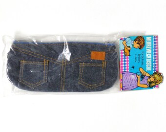 Slim Pencil Case, Recycled Denim and Fabric, Pen / Pencil Holder, Brush  Holder, Craft Pouch, Slim Pencil Case, Zipped Pouch 