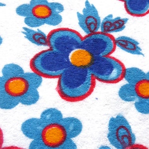 70's Terry Top Tunic "Dress you up!" White-Bunt Selection New image 5