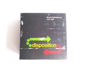 70s game "Disposition" Spiel-O-Thek Berliner Spielkarten