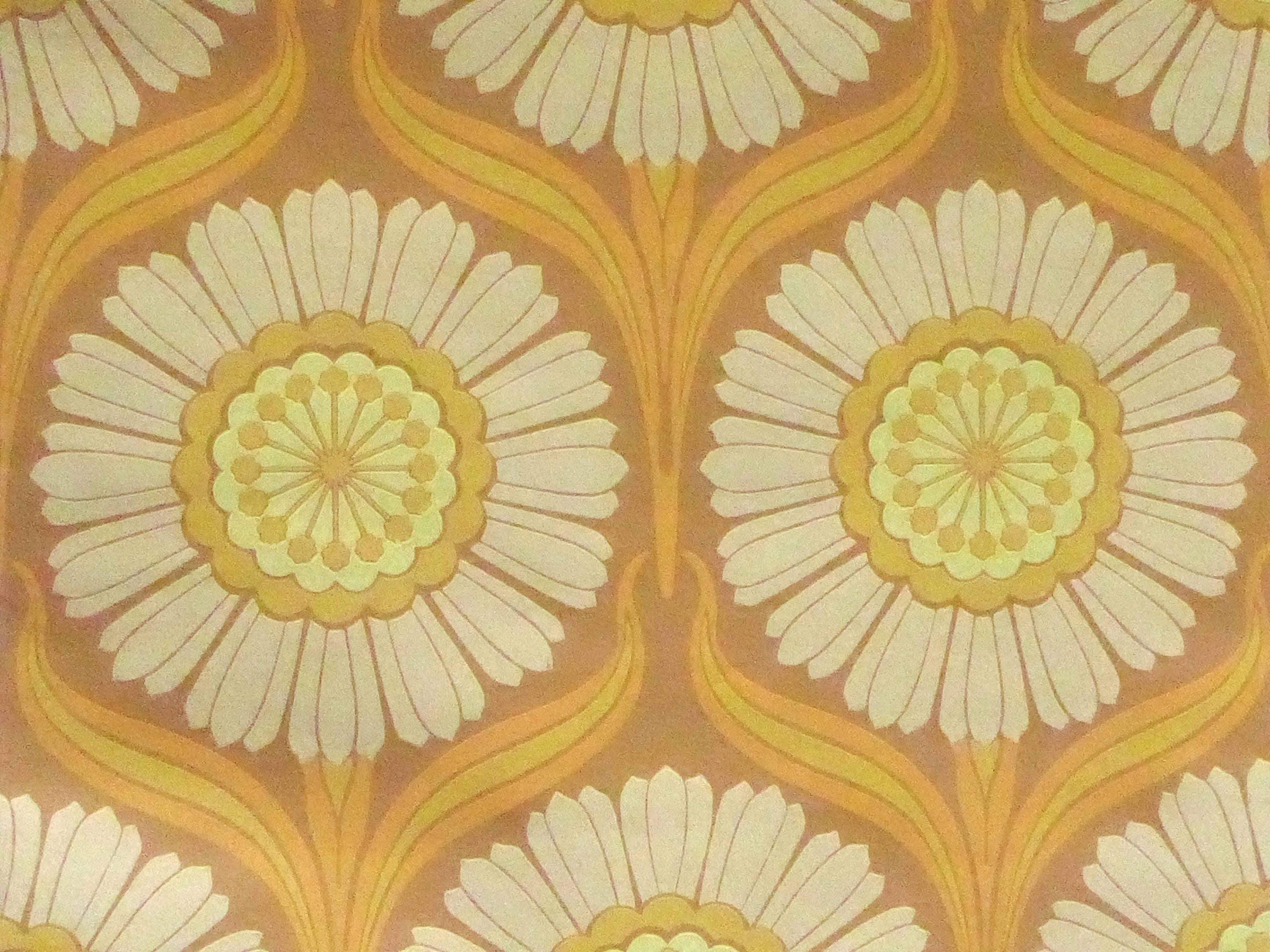 70s Yellow Wallpaper - Etsy 70s Yellow Wallpaper - Etsy