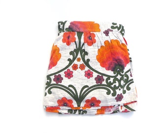 70er Stoff Fabric "Sew me!" Natur-Bunt 204x110 cm