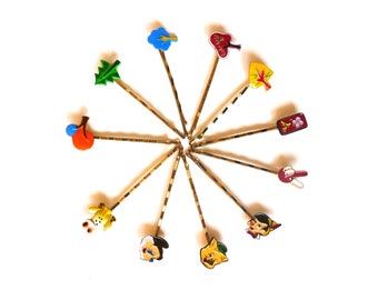 70s Hair Clips Hair Clamps "So sweet" New