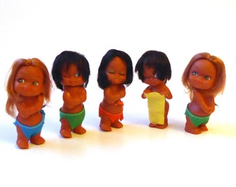 60s doll Hawaiian doll &quot;Hula girl&quot; selection cult