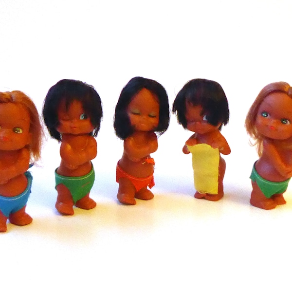 60er Puppe Hawaii-Püppchen "Hula-Mädchen" Auswahl Kult