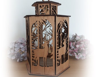 Wooden lantern|Gift|