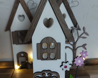 Decorative houses|light houses|Raysin|ceramin|gift|spring decoration