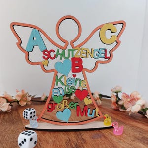 Ángel, ángel de la guarda para la inscripción escolar, primer día de clases como archivo láser, archivo láser