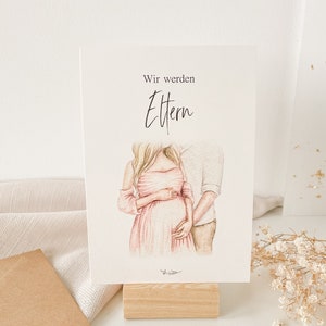 Schwangerschaft verkünden wir werden Eltern Oma Opa Papa Mama Geschwister Freunde schwanger wir bekommen ein Baby Geburt weihnachten
