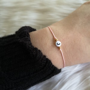 Armband personalisiert Anfangsbuchstabe Name Initialen Partnerarmband pärchenarmband Jahrestag Geburtstag