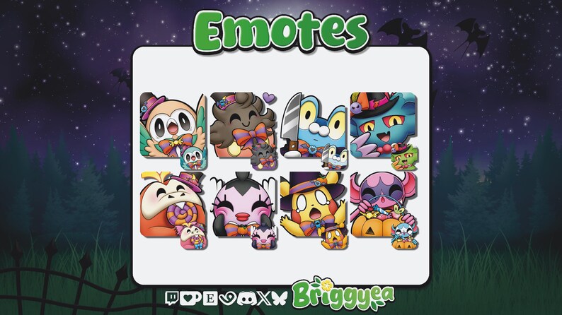 Spookytober Halloween Pokemon emotes 5 image 1
