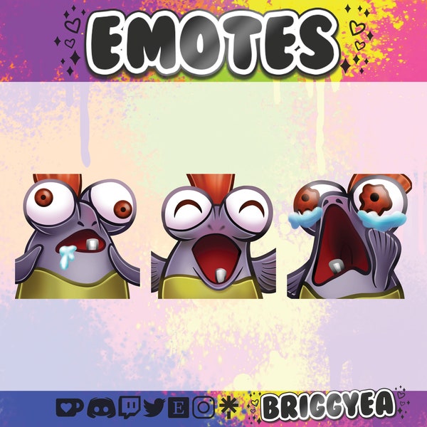 Small Fry Splatoon Emote Set