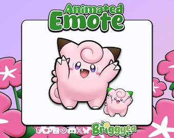 Animated Pokemon Emote Clefairy Dance