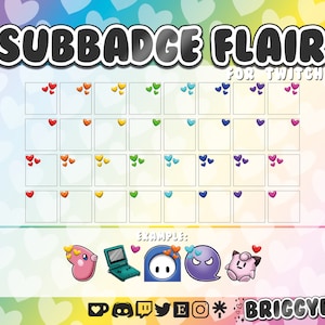 Heart Twitch Subbadge Flair