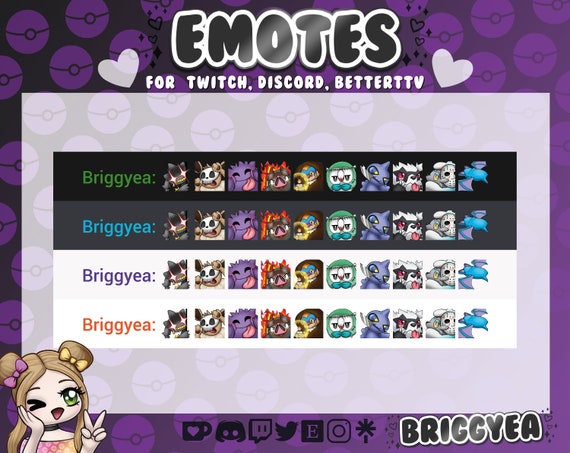 Poki Emotes Halloween Emotes GastlyEvolution UwU Emote -  Portugal