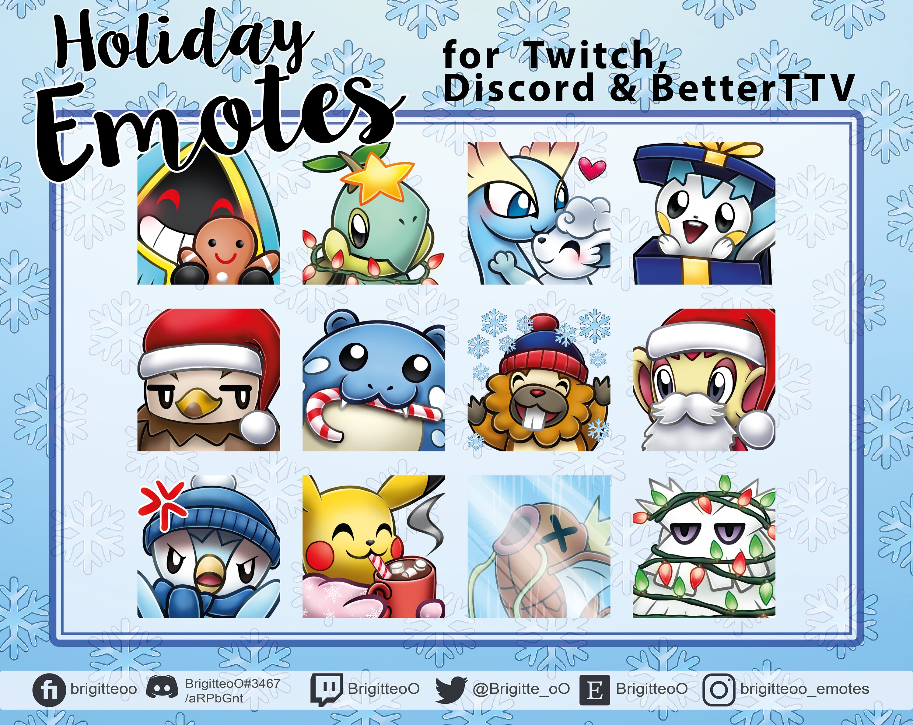 Fire Starter Pokemon Charmander emote set Drawing & Illustration Digital