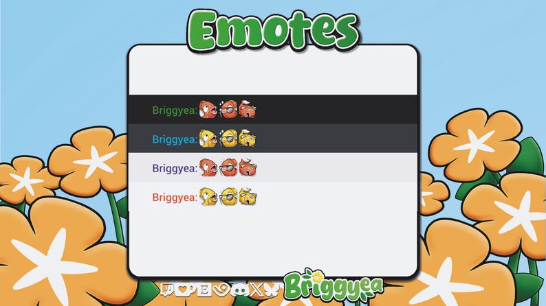 Magikarp Emotes Pokemon Magikarp Emote Set - Etsy