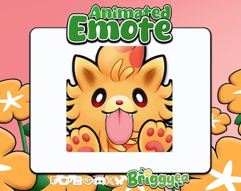 Animated Pokemon Emote Pombom Lick