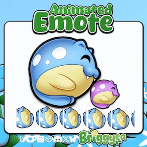 Animated Pokemon Emote Rolling Spheal