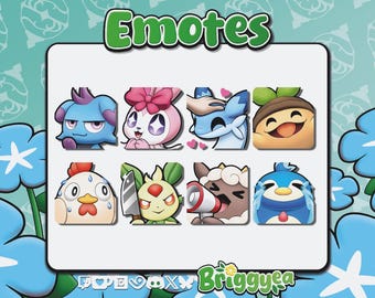 Cute Palworld emote set
