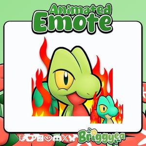 Animated Pokemon Emote Treecko FINE
