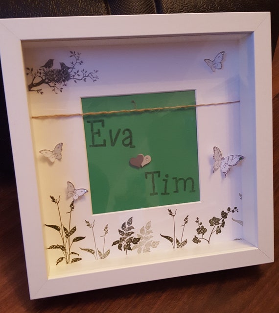 Personalisiertes Geschenk Hochzeit Bilderrahmen