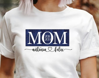 Mama Shirt | Pulli | Geschenk-Idee | Geburtstag | Muttertag | Oma | Personalisiert mit Name | Hoodie | MOM | Mutter | Geschenk für Sie