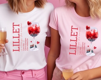 Lillet Shirt | Cocktail Alkohol | Party Outfit | Lustige Shirts | JGA Braut | Geschenk-Idee | Beste Freundin | Urlaub | Mallorca