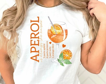 Aperol Shirt | Cocktail alcohol | Party Outfit | Funny Shirts | JGA bride | Gift idea | Best friend | vacation | Mallorca