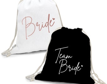 Gym bag for the bachelor party with desired text for the YAA, bachelor party, Henparty, bridal party, bride