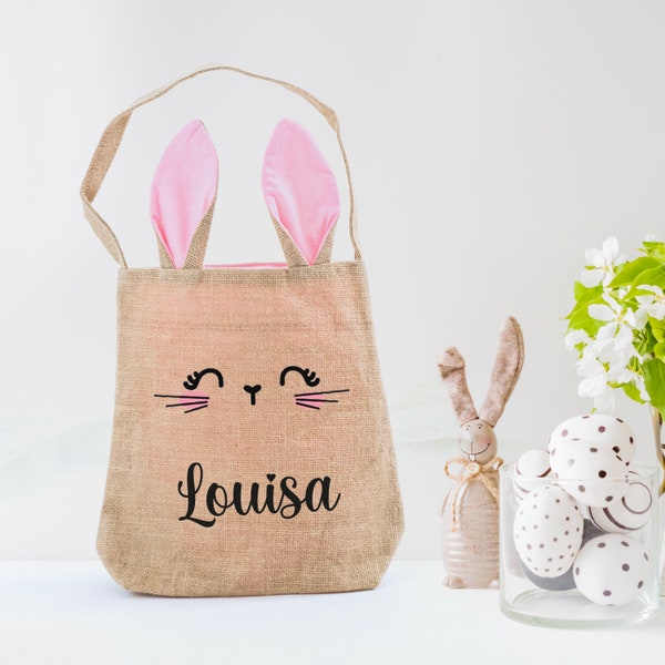personalized Easter basket | With name | with Easter Bunny | Easter | Easter basket | Easter bag | Easter basket | Gift children | jute