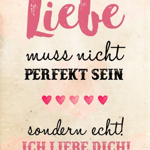 Postkarte Valentinstag, Liebe Bild 2