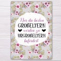 A6 Postcard for Grandparents in Grey\/Purple Gloss Optics Paper Thickness 235g\/m2 Gift for Future Great Grandparents product logo